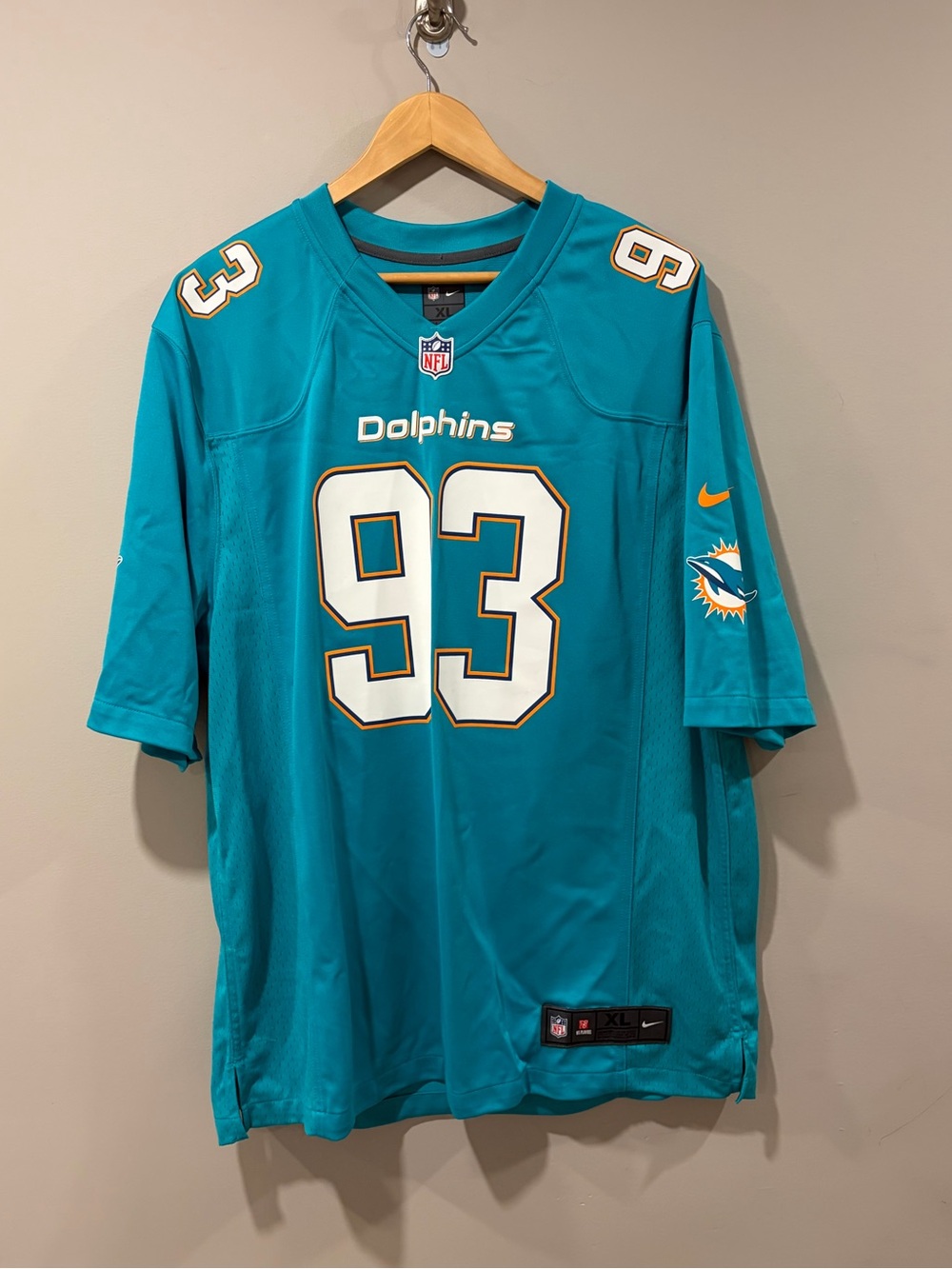 Nike Miami Dolphins Ndamukong Suh #93 NFL Jersey Men’s XL